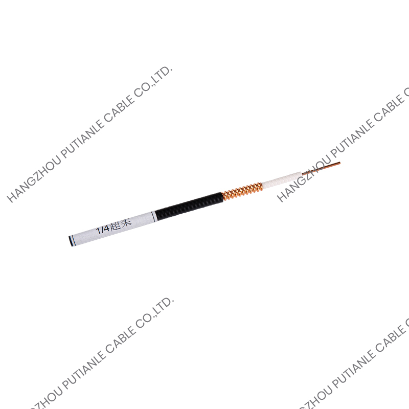 1/4 "Super flexible en spirale ondulé tube de cuivre 50 ohm Câble coaxial