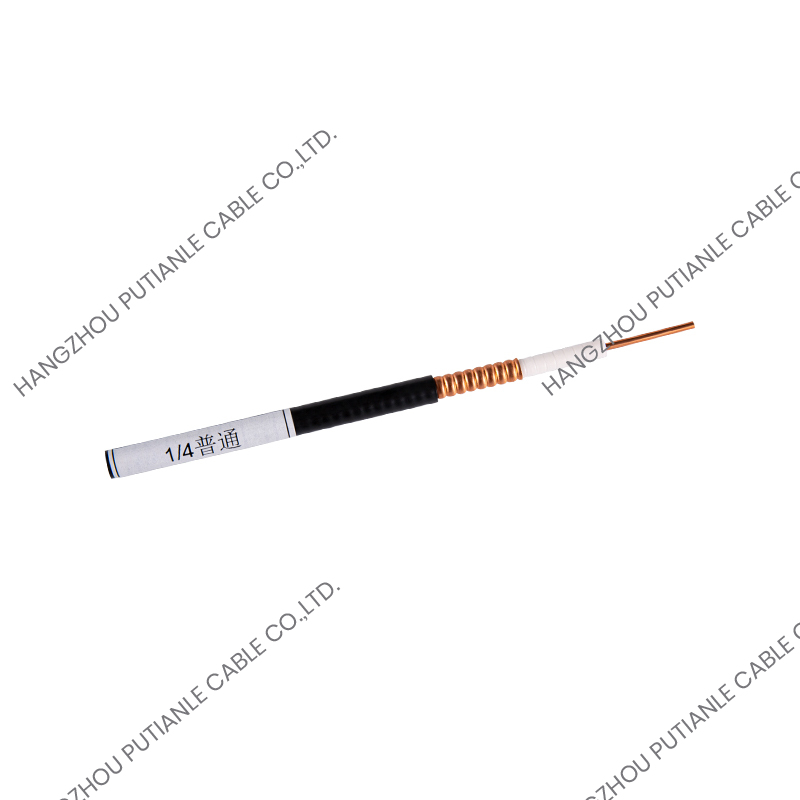 Tube de cuivre ondulé 1/4 "Annulaire Câble coaxial de 50 ohms
