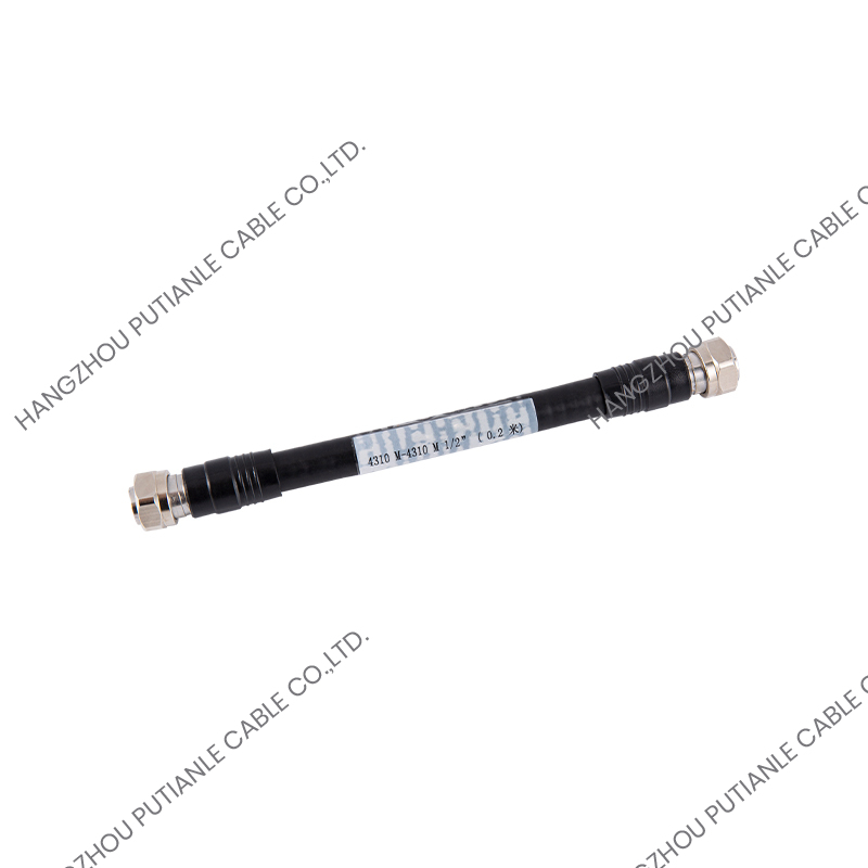 4310 mâle à 4310 mâle avec un câble coaxial 1/2 "