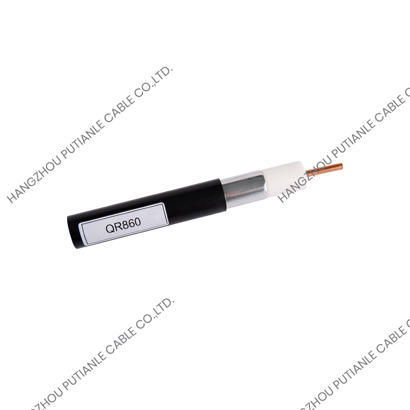 QR860 Haute flexibilité Câble tube en aluminium de 75 ohms
