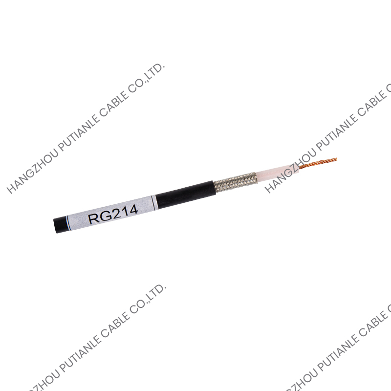 RG214 Conducteur extérieur haute fidélité 75 ohm Câble de tressage